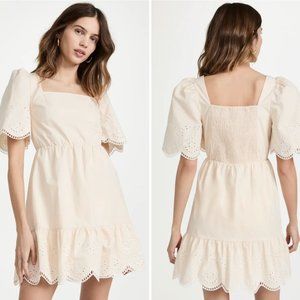 English Factory Embroidered Ruffle Dress